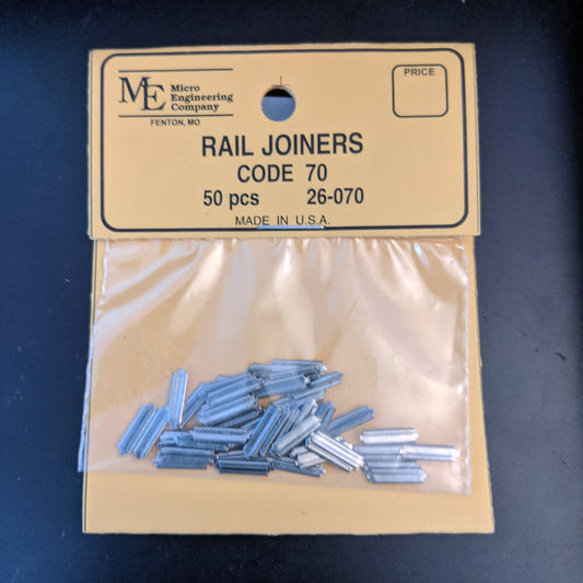 Micro Engineering Metal Rail Joiners - Code 70