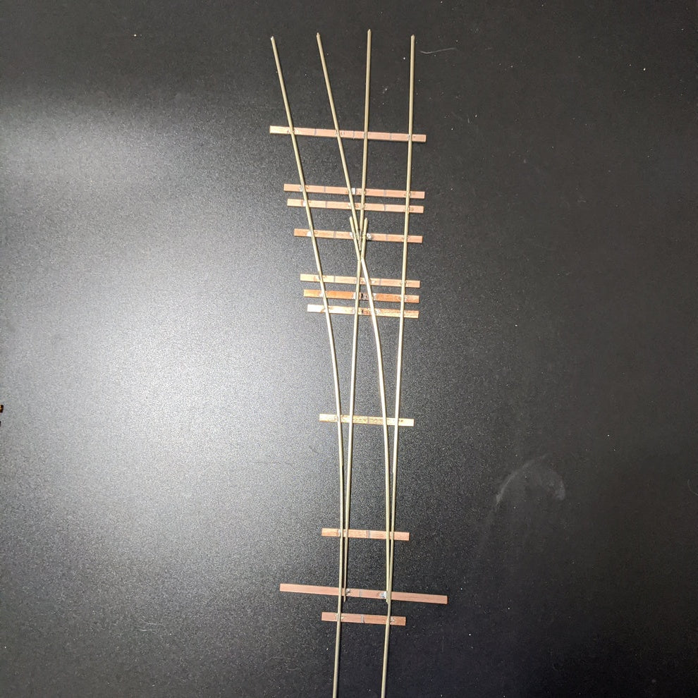 #4 Left Hand S Scale Turnout