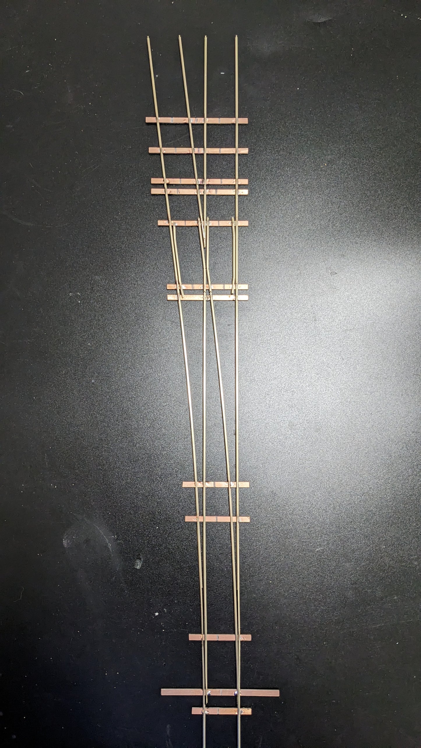 #8 Left Hand S Scale Turnout